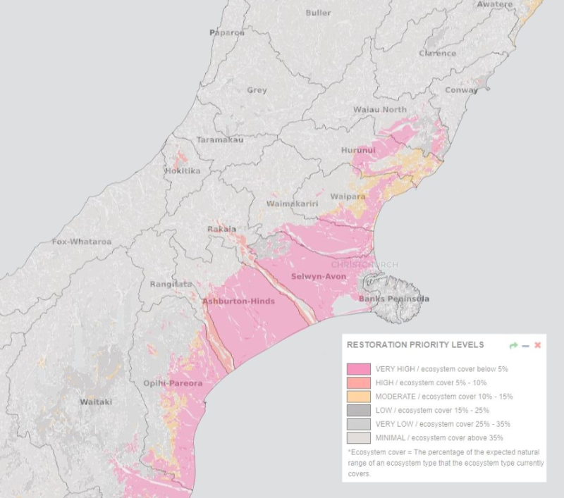 ecological cover in Canterbury